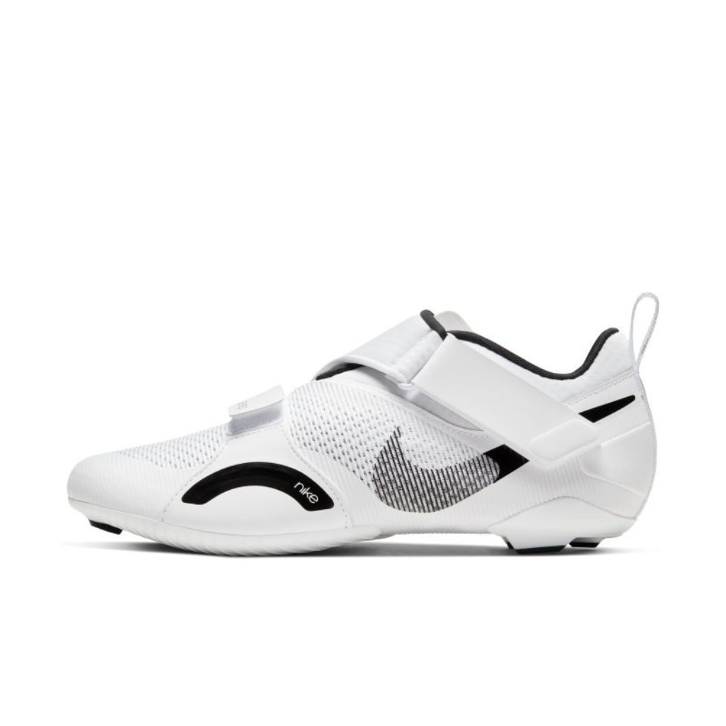 Nike Men's Superrep Cycle Cycling Shoes In White/Black - Size 10